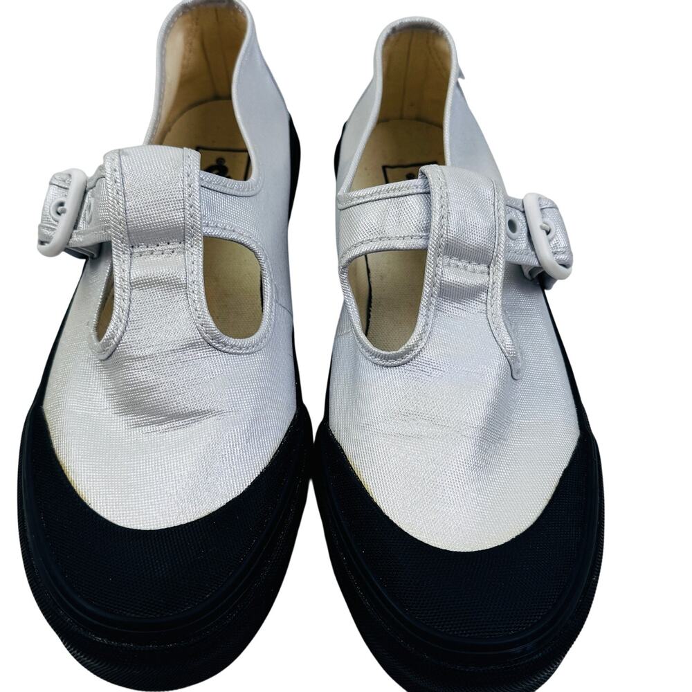 Vans Style 93 Mary Jane Style Pearl White Slip On Sneakers Women's Size 8